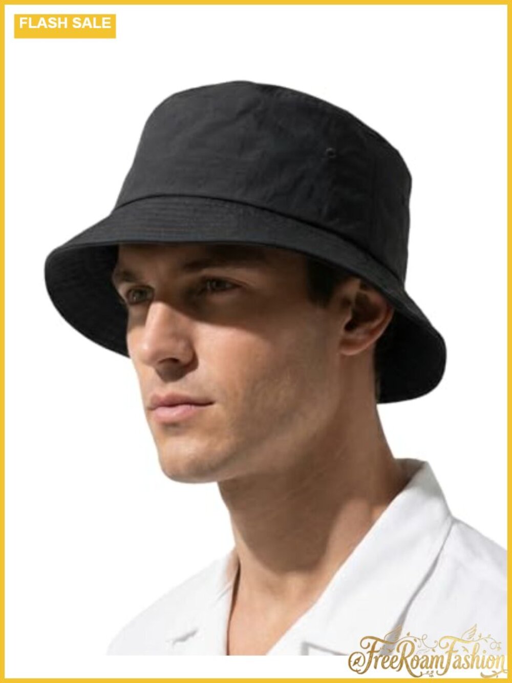 Quick Dry Packable Bucket Hat with Strap for Big Heads